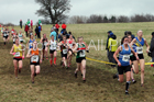 Senior women, 2018 Northern Cross Country Champs., Harewood House, Leeds. Photo: David T. Hewitson/Sports for All Pics